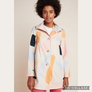 Anthropologie Moglea Daybreak Trench Coat